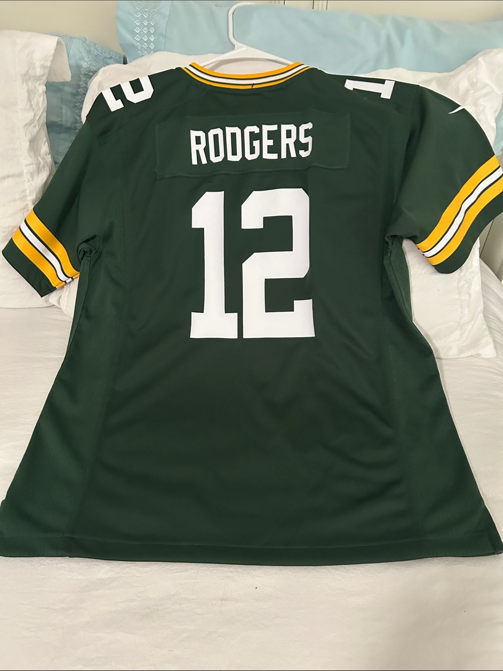 Nike youth xl Green Bay Packers #12 Aaron Rodgers Football Jersey